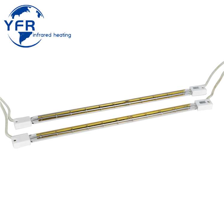 Характеристики позолоченного двухтрубного инфракрасного обогревателя